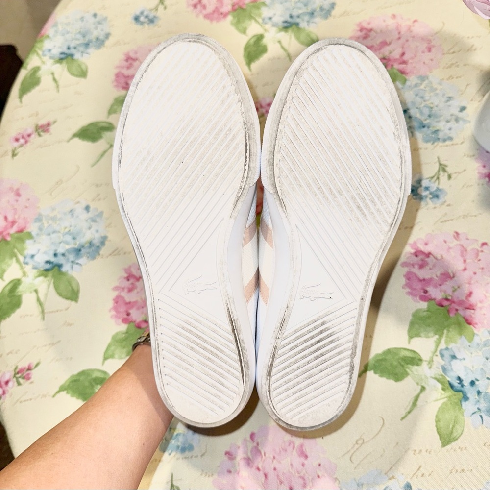 Women’s Lacoste White Grand Vulc Casual Sneakers - Picture 7 of 7